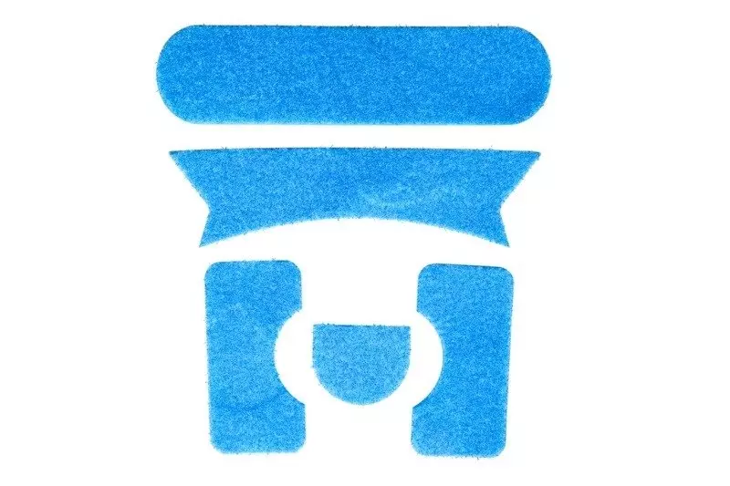 Kit velcro pour casqueFMA Ballistic - bleu