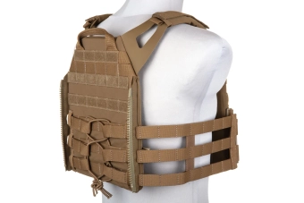 Chaleco plate carrier Ape Force Gear JPC 2.0 Marrón coyote