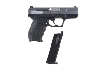Pistola de airsoft GBB E99 - plata