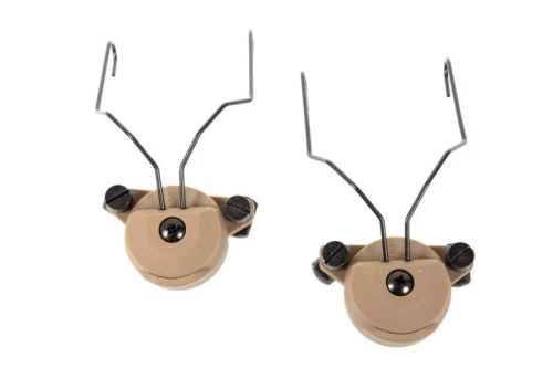 Adaptador del kit MSA a casco - tierra oscura