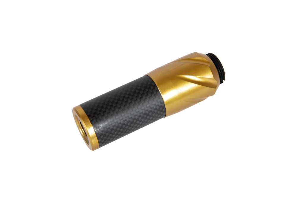 Carbon Silencer DSL2 36x100mm - Gold