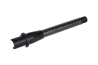 Carbon buitenloop 6 inch lang voor M4/M16 replica's - Zwart