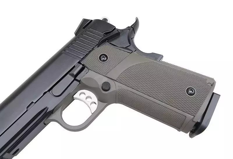 Réplica de pistola KP-05 (de de green gas) - verde oliva