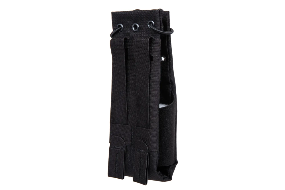 Otwierana kieszeń na radio lub nawigator Czarny