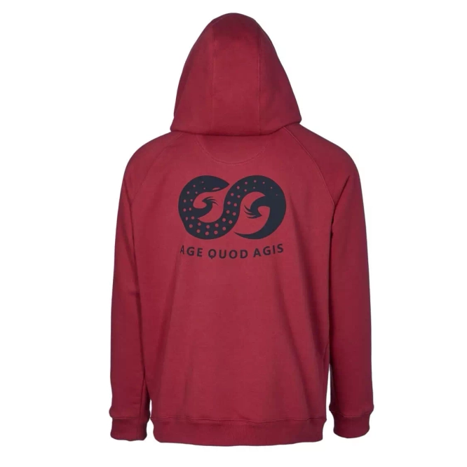 SUPER HOODIE Men -Beetroot Red