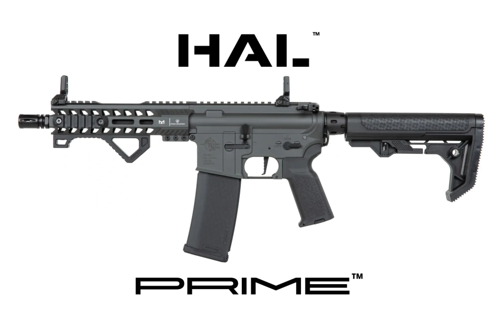 Airsoft rifle Specna Arms RRA SA-P17 Prime™ Light Ops Stock HAL™ ETU with brushless motor Grey
