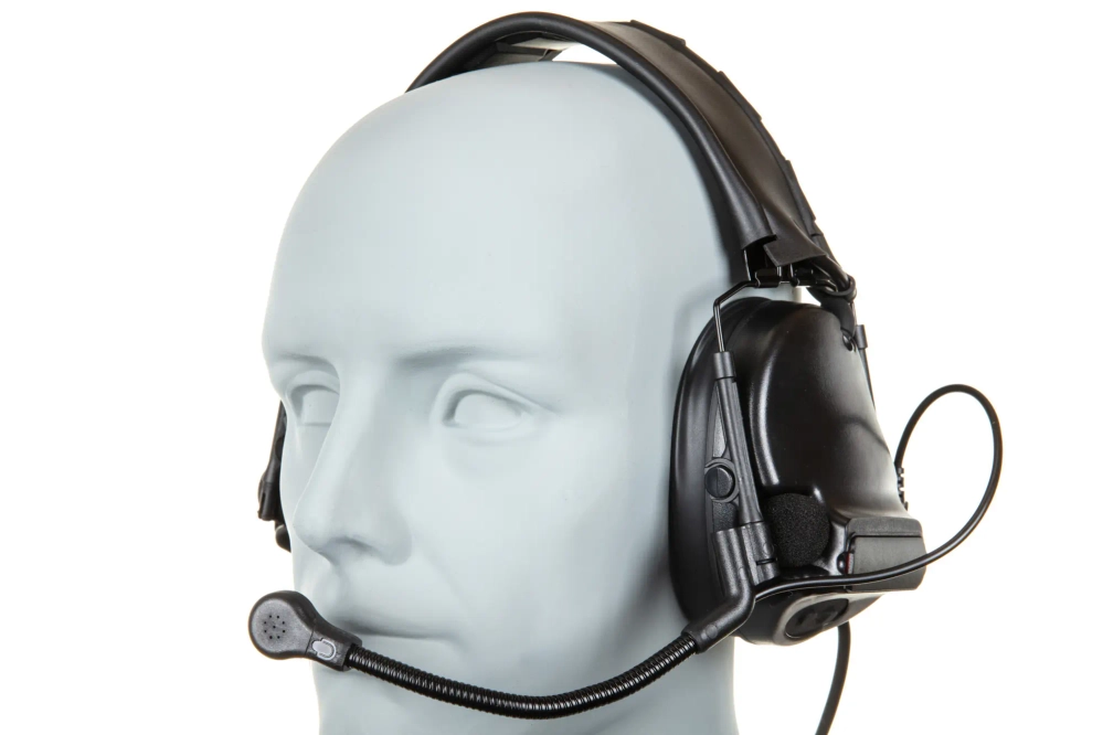 Wosport C5 HD-14-A tactische headset Zwart