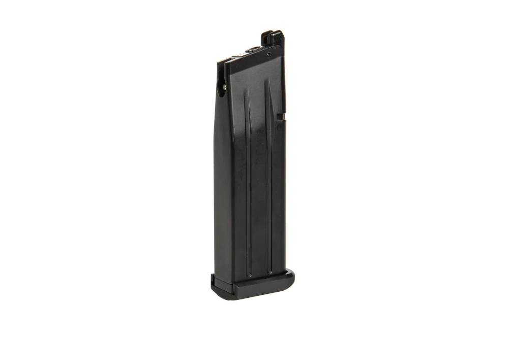 Chargeur gazpour répliques Hi-cap a 4.3 avec pied fin -Noir