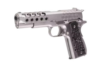 Airsoft pistole 1911 Hex Cut V.3 - Stříbrný