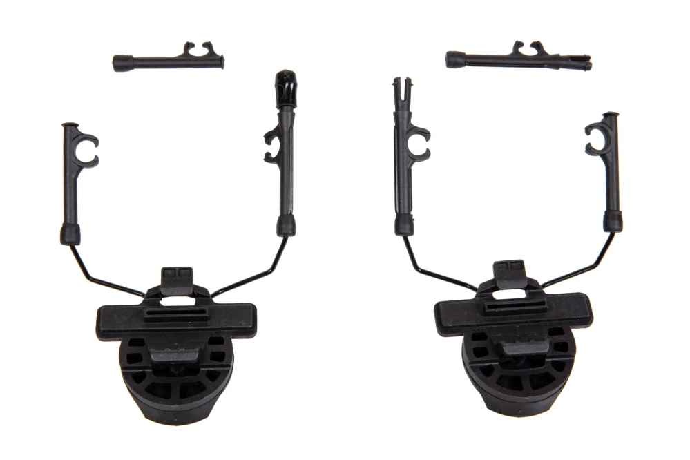 Comtac hoofdtelefoonadapter voor Team Wendy rails - Zwart