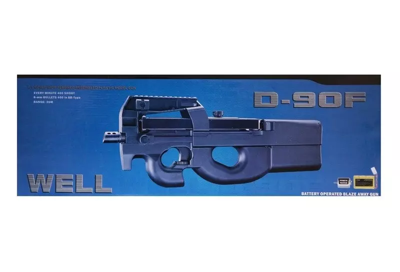 Pistolet mitrailleuse airsoft D90F