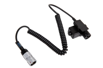U94 PTT for PRC 152/148 Radios (Coiled Cable)