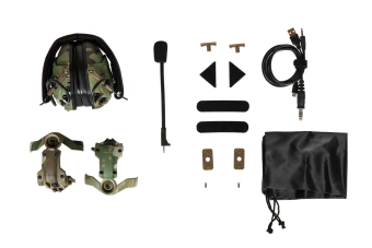 Taktyczne słuchawki aktywne Bluetooth HD-16 - Multicam