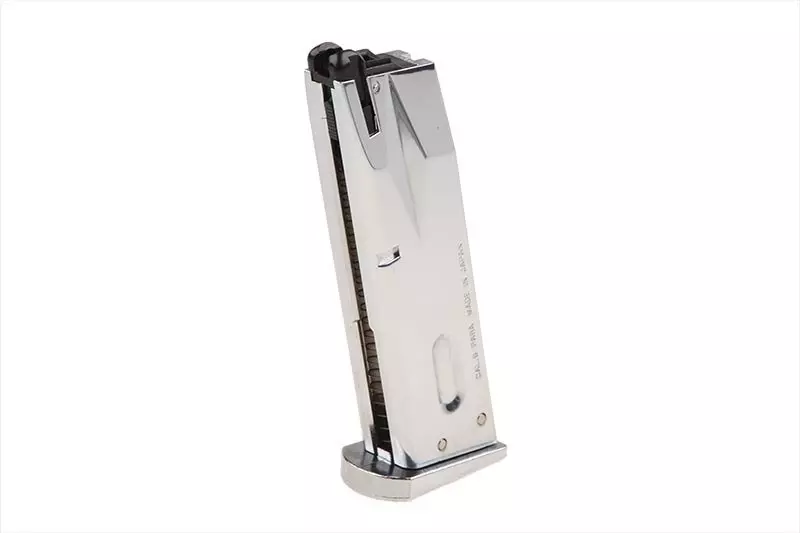 Cargador gas25 bolas para réplicas pistola M92F - plata