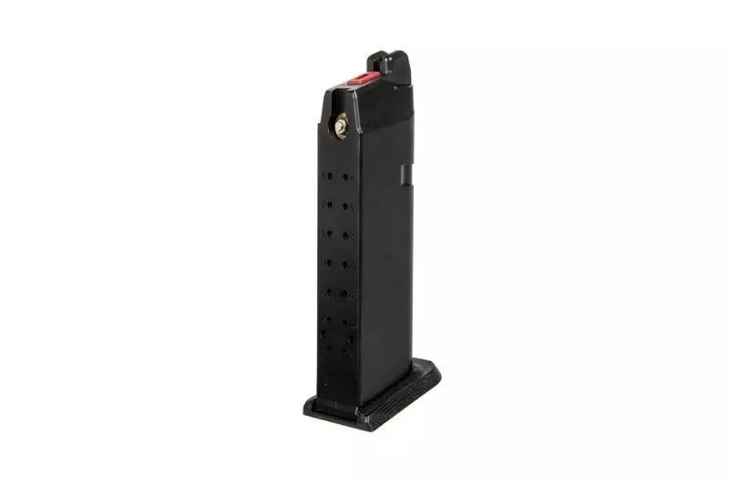 25BBs Green Gas magazine for BLU and GLOCK type replicas