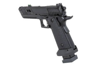 Pistola airsoft SRC Dark Viper DUAL POWER con cargador de CO2 Negra