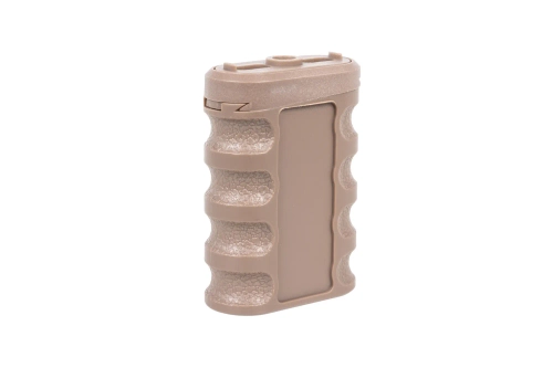 JJ Airsoft JA-1394 angled front grip for M-LOK/Keymod rail (nylon) Tan