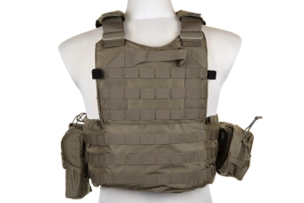 Vesta Emerson Gear 6094A Style Plate Carrier s nákladní sadou Ranger Green