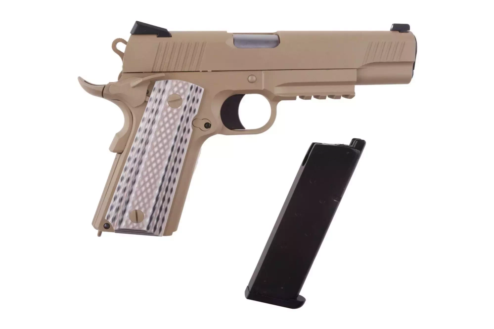 1911 M45A1 pistol replica - tan