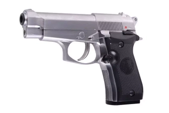Pistolet airsoft M84 Mini CO2 - argent