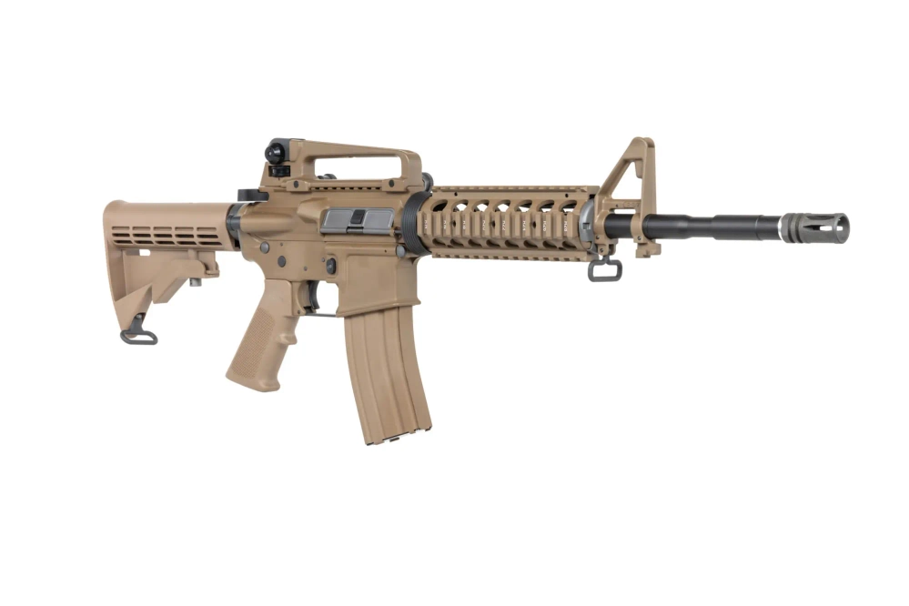 WE M4 RIS R-M001 GBBR Gen. 3 Tan airsoft Carbine
