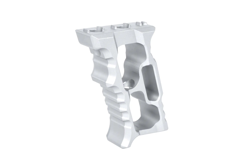 Hliníková úhlová rukojeť TD Minivert pro KeyMod/M-LOK Silver