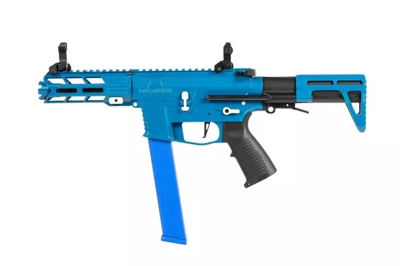 Réplique de mitraillette Nemesis X9 - bleu
