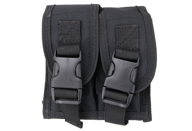 Double grenade pouch   -  BLACK