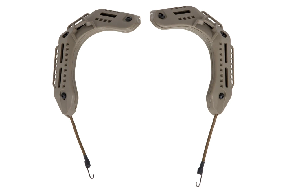 Juego de raíles de montaje para cascos Wosport tipo MK Tan