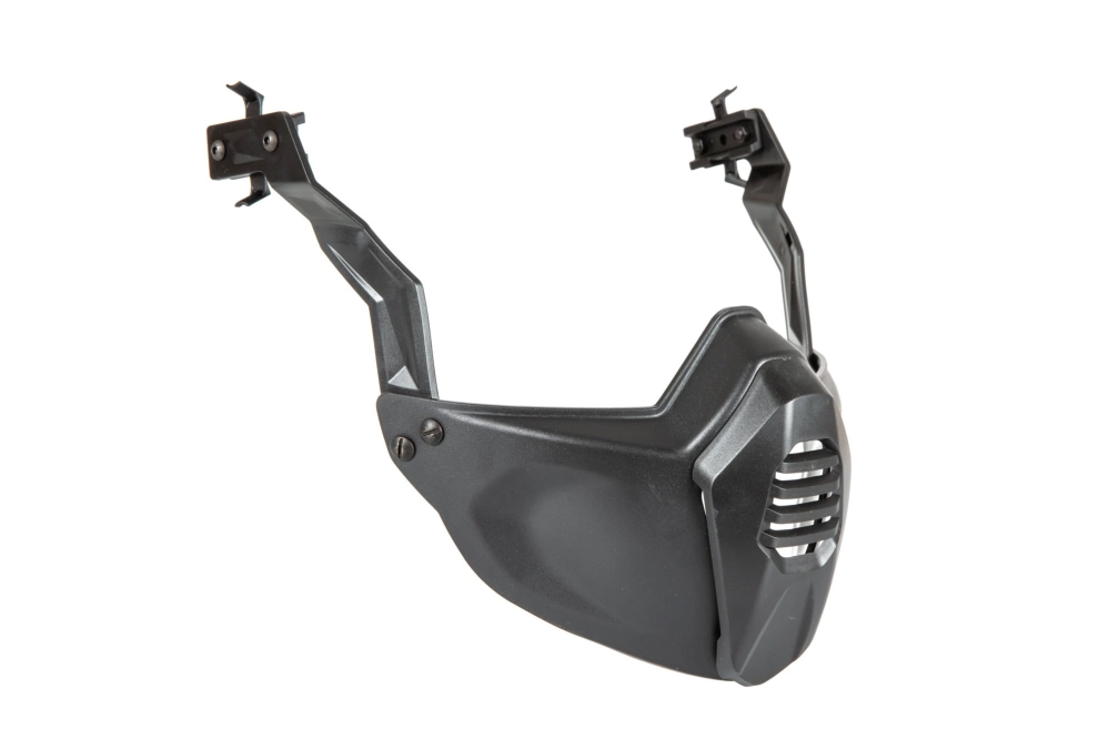 Demi-masque pour casqueet casque- noir