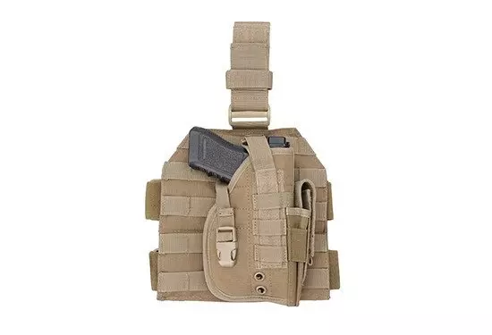 Leg panel with universal holster  - tan
