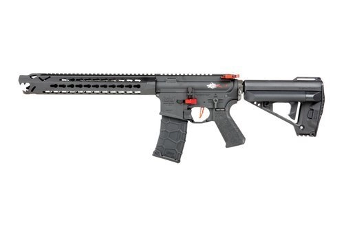 Airsoftová zbraň puškaka Avalon Leopard - černá/červená