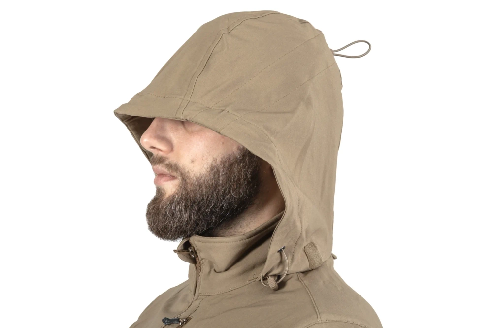 Chaqueta Softshell Emerson Blue Label 'Fog' coyote brown