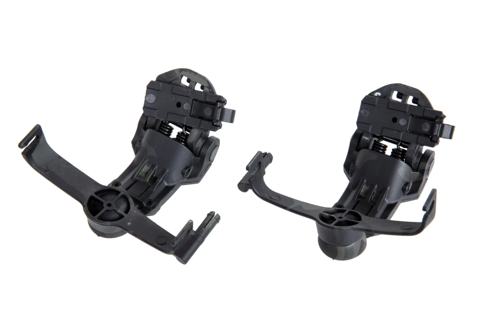 Adaptador de auriculares Comtac Woport para raíles tipo ARC (Tipo AMP) MC Negro