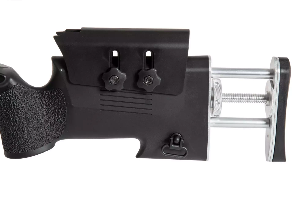 Airsoft pušky odstřelovací puška MB4417D - s dalekohledem a dvojnožkou