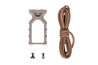 PTG Paracord verticale greep op KeyMod/M-LOK Tan