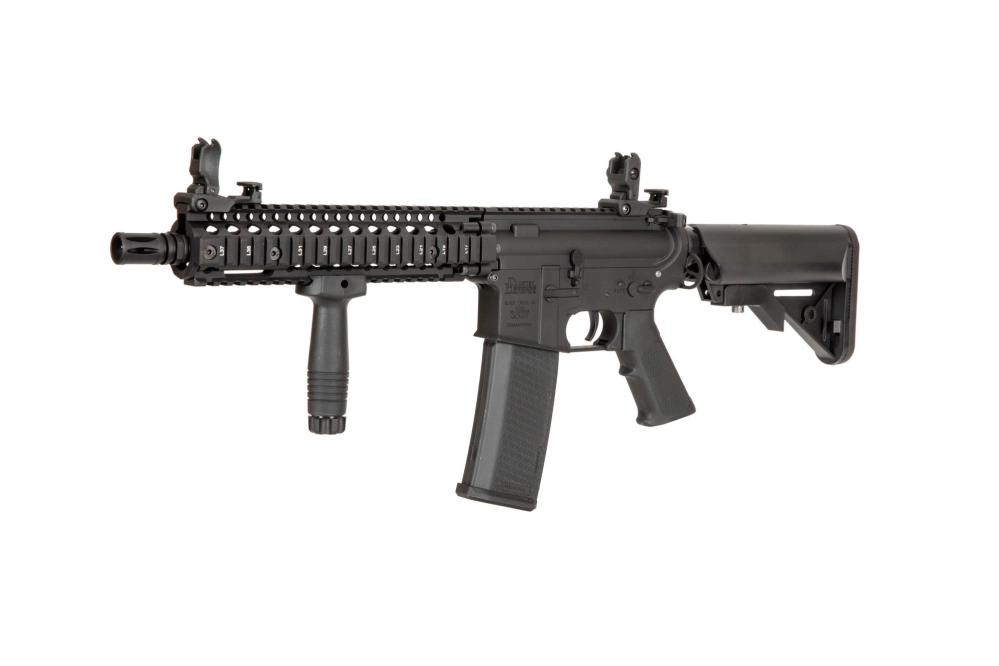Specna Arms Daniel Defense® MK18 SA-E19 EDGE™ Kestrel™ ETU 1.14 J ASG Karabijn Zwart
