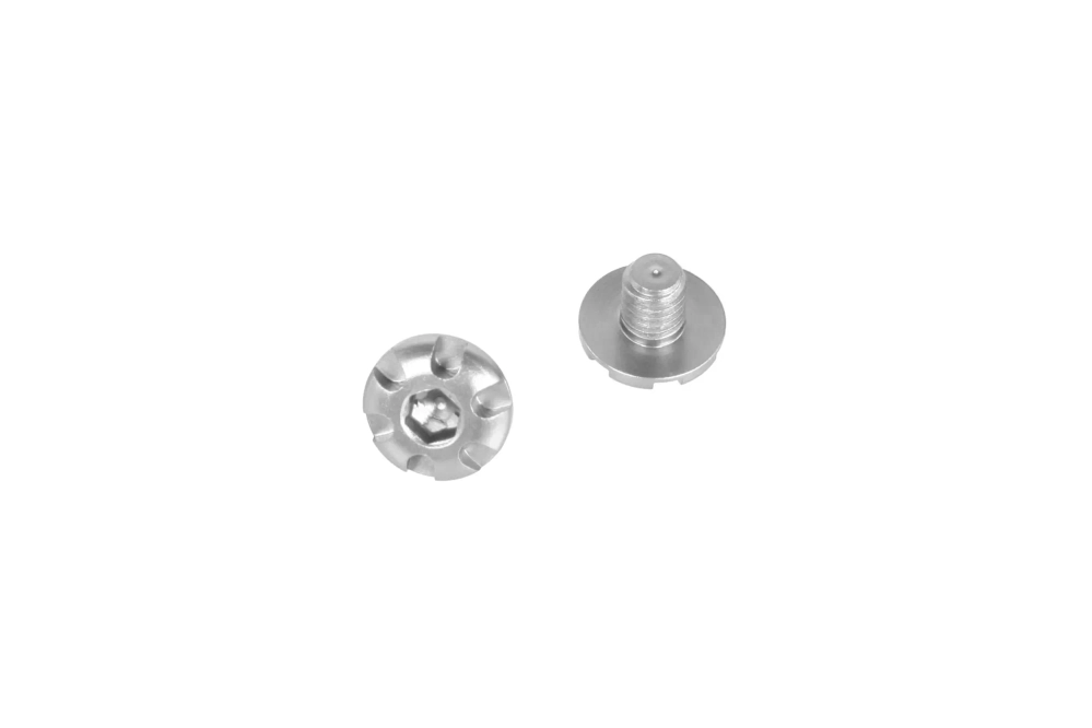 LA Capa Customs V2 S1 7075 aluminium grip screws for TM Hi-Capa replicas Silver