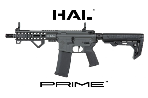 Airsoft geweer Specna Arms RRA SA-P17 Prime™ Light Ops Stock HAL™ ETU met brushless motor Grijs