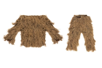 Maskovací oblek Ghillie - tmavě zemitý