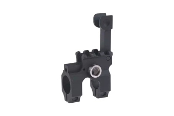 M4/M16 Gas Block with Foldable Front Sight - Black