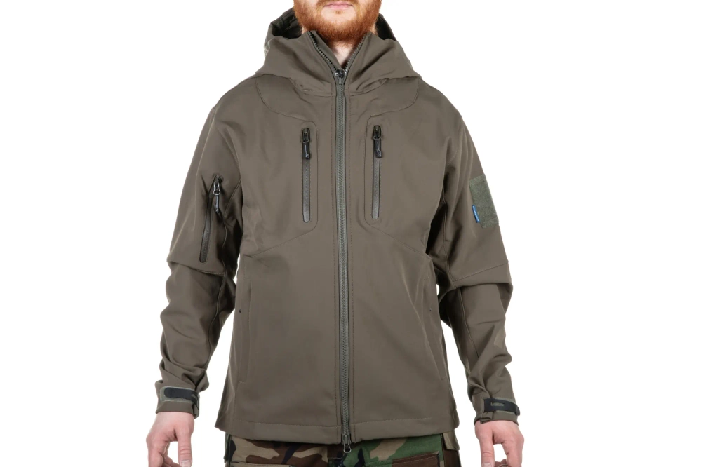 Chaqueta Softshell Emerson Gear Blue Label 'Spinosaurus' Ranger Verde