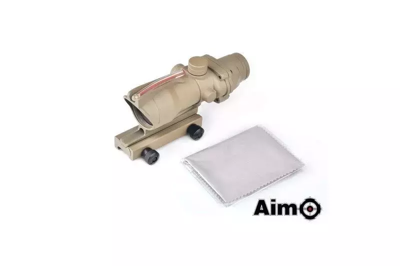 Replika lunety ACOG 4X32C (z podświetleniem światłowodowym) - tan