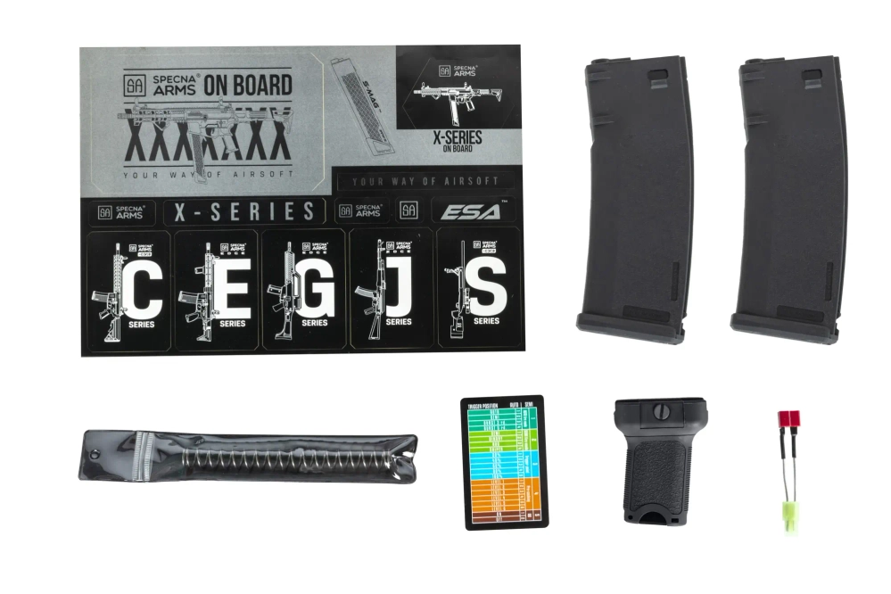 Karabinek ASG Specna Arms SA-E06 EDGE™ HAL™ ETU Heavy Ops Stock Czarny