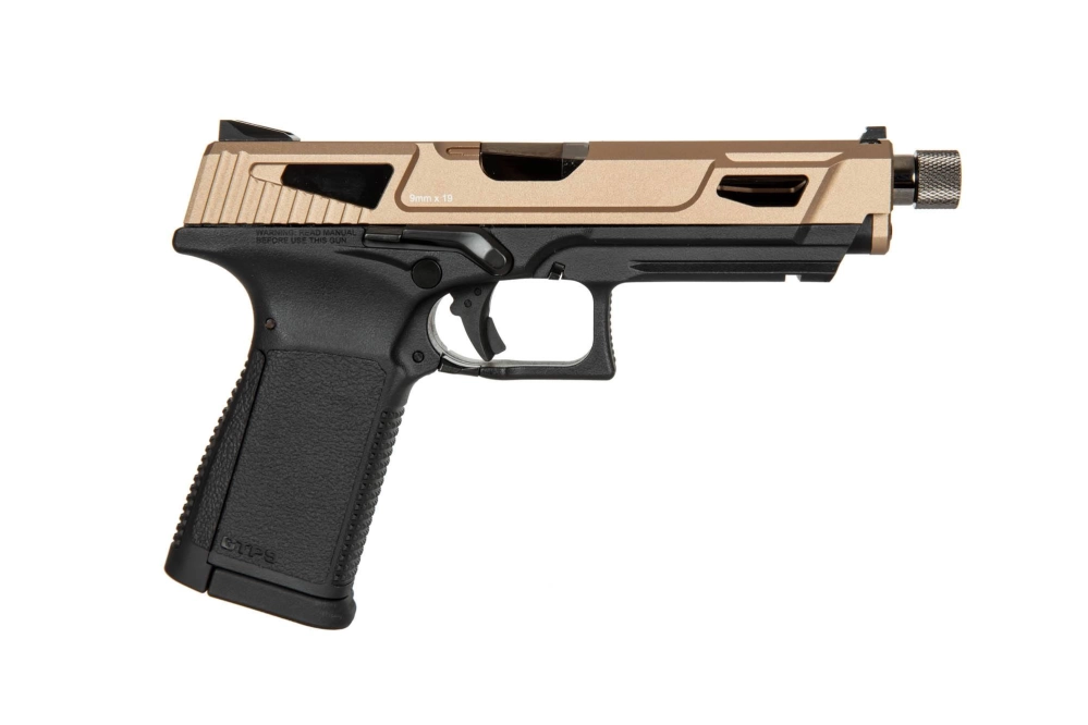 Pistola de airsoft GTP9-DST TAN