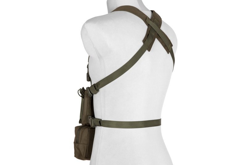 Rychlá vesta Chest rig II PLUS - olivově zelená