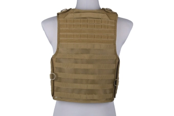 Lehká síťovina Plate carrier - hnědá