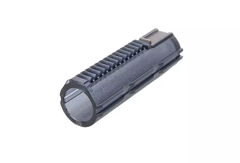 Polycarbonate piston with 1 steel tooth