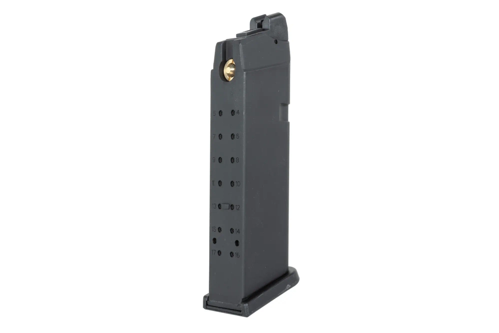 Chargeur de green gas 24 pastilles East Crane pour répliques de type Glock 17/18/34 MA011