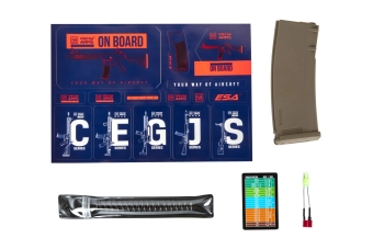 Specna Wapens SA-F08 FLEX™ HAL ETU™ Half-Tan ASG Karabijn